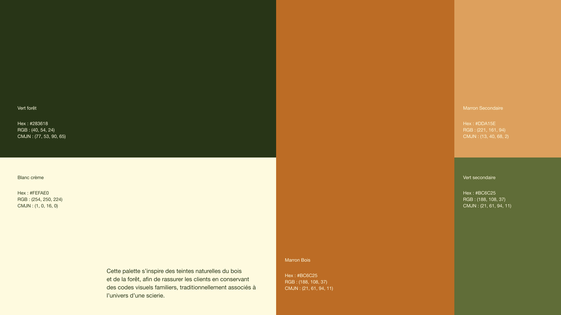Scierie Badinter — brand identity visual 8