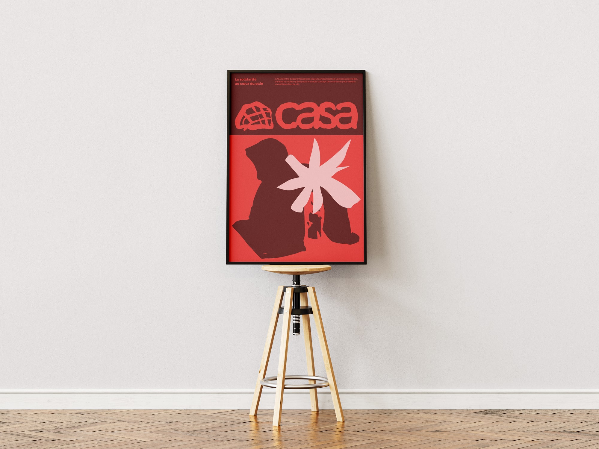 Casa bakery — poster design