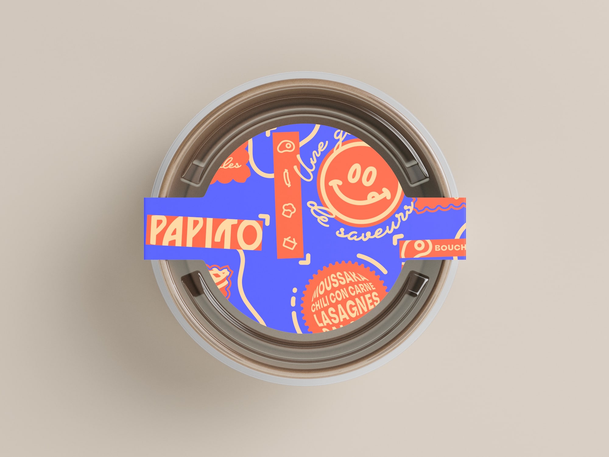 PAPITO Montpellier butcher shop — brand identity visual 8