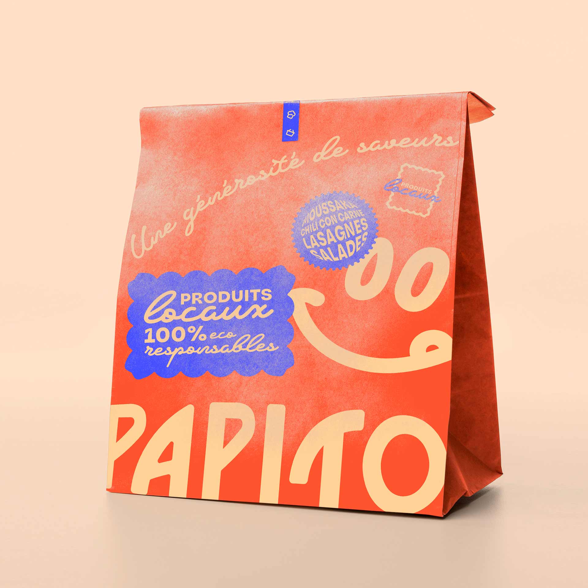 PAPITO Montpellier butcher shop — brand identity visual 6