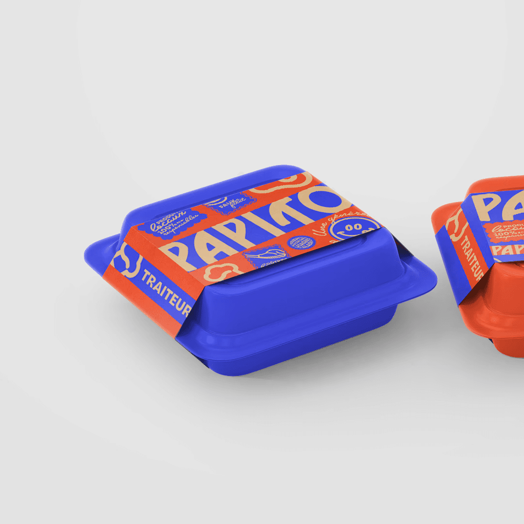 PAPITO Montpellier butcher shop — brand identity visual 11