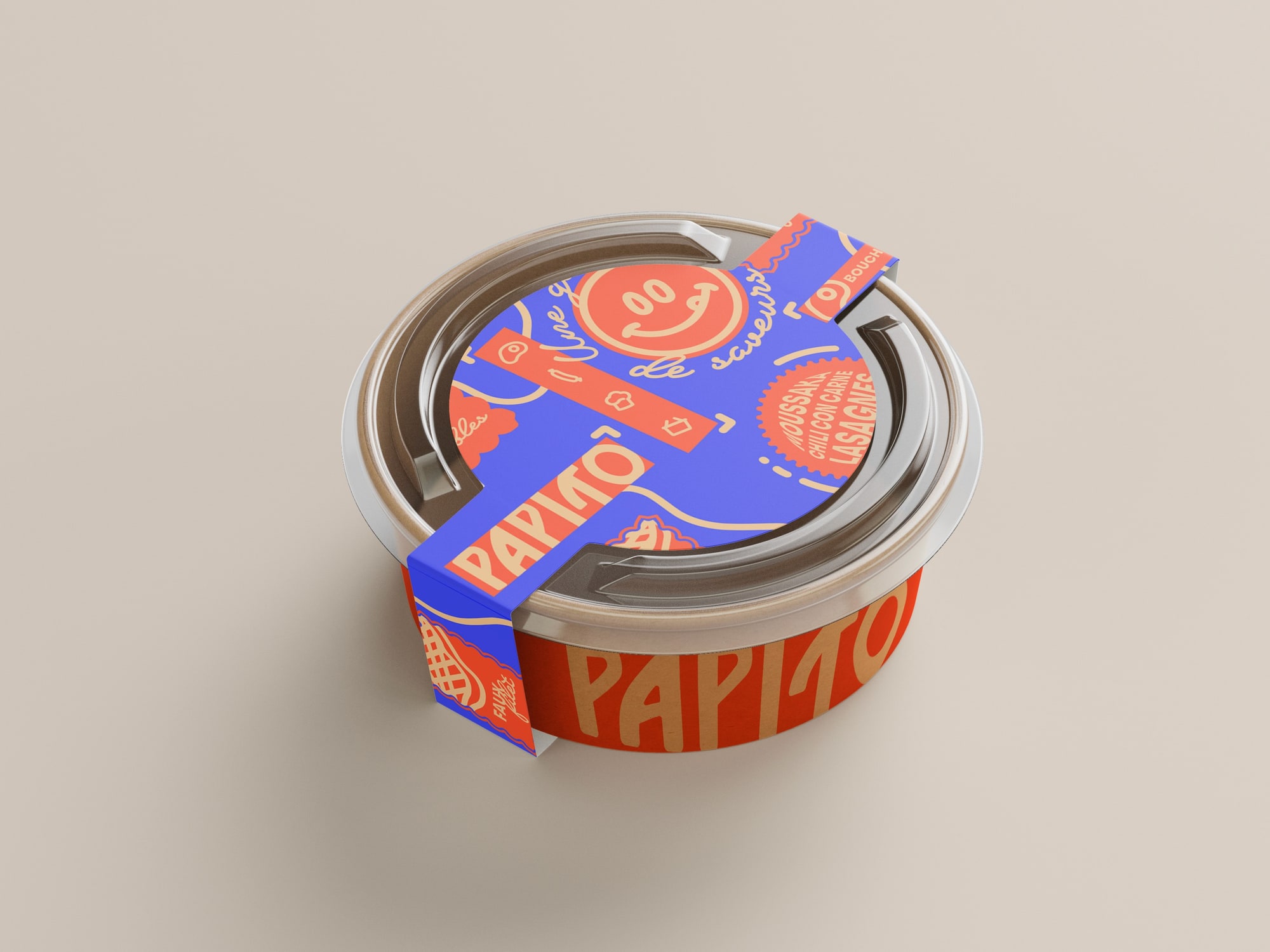PAPITO Montpellier butcher shop — brand identity visual 9
