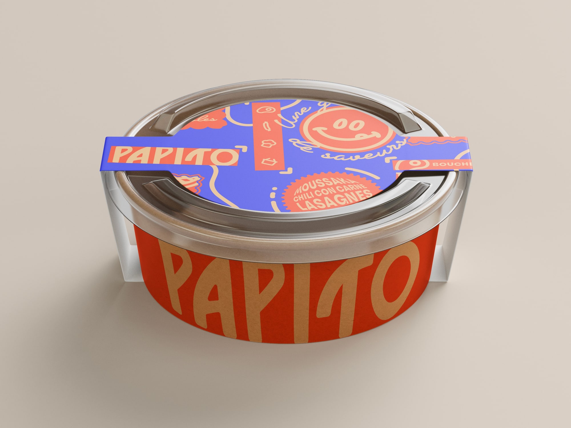PAPITO Montpellier butcher shop — brand identity visual 10