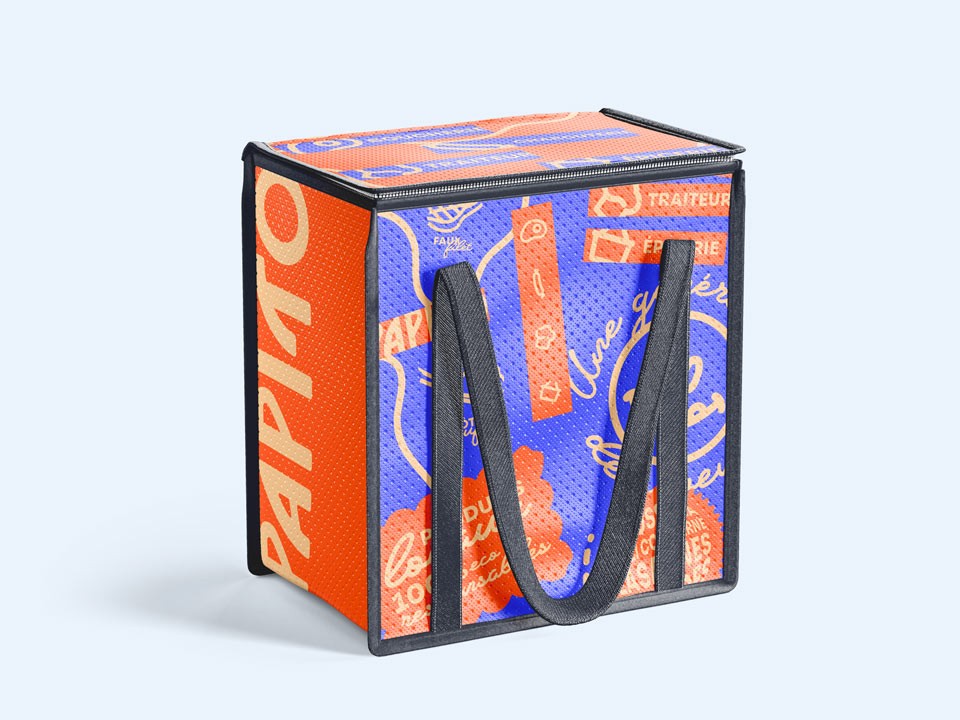 PAPITO Montpellier butcher shop — brand identity visual 17