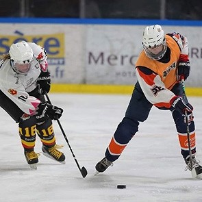 Les Salamanders — MMHC women's ice hockey team identity visual 4
