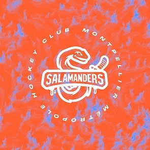 Les Salamanders — MMHC women's ice hockey team identity visual 8